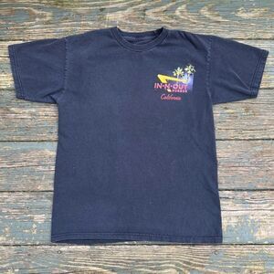 In-N-Out Burger California Graphic T-Shirt Black Men’s Size Small S Restaurant